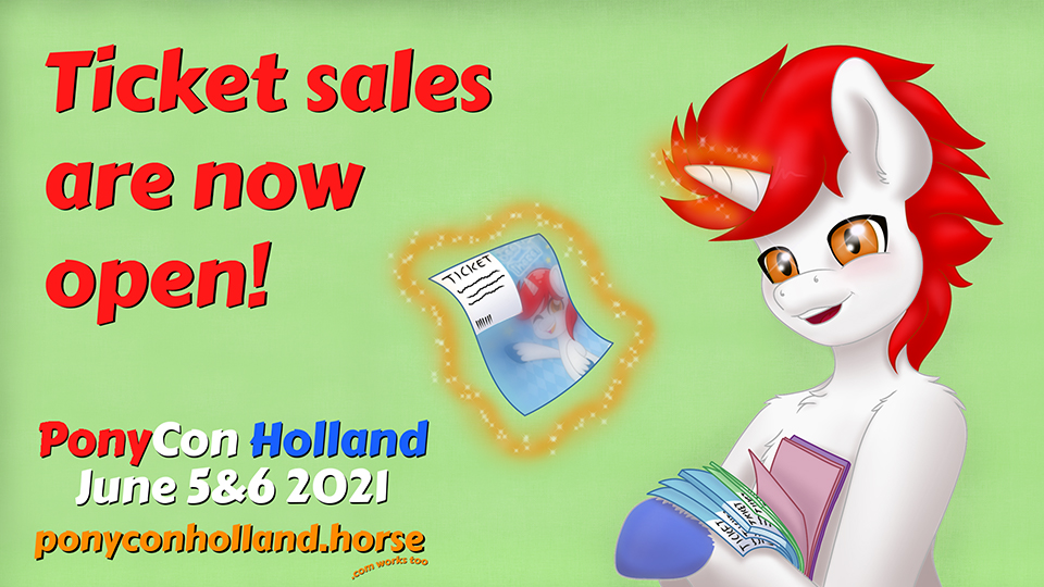 Ticket sales for PonyCon Holland are about to start!