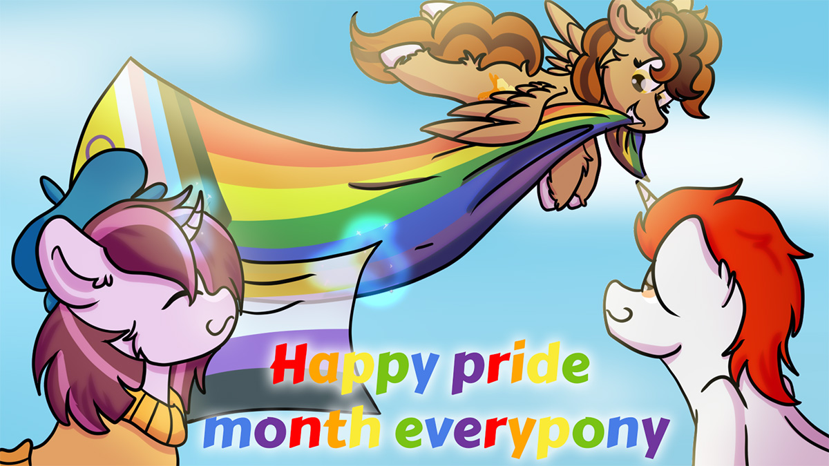 Happy pride month everypony!