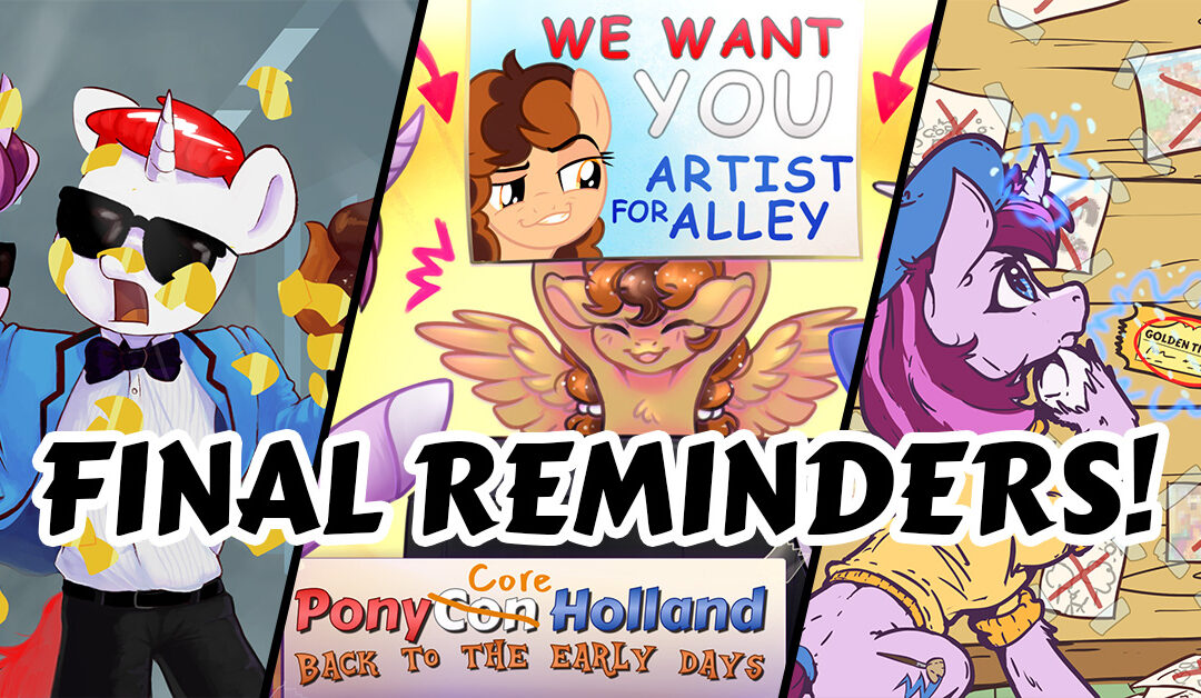 Final reminder: Super Early Bird, Vendor applications & Art Contest