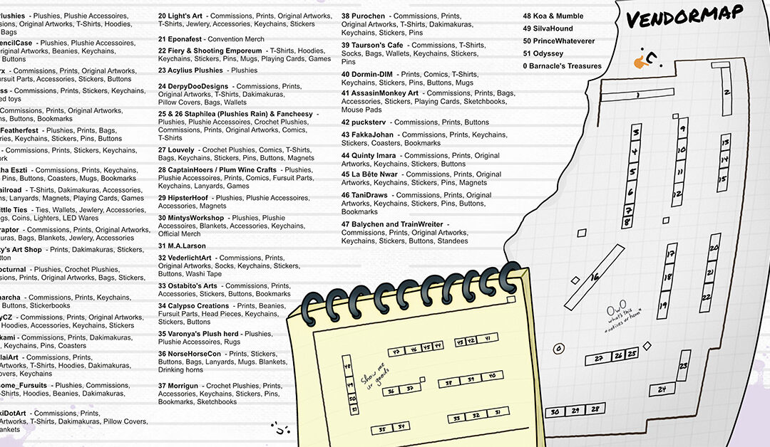 The vendor map is here