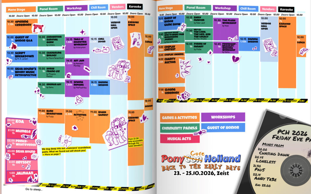 Schedule and workshop tickets!
